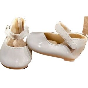 American Girl Doll Pleasant Company
White Mary Jane SHOES Only, Retired